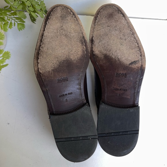 HUGO BOSS Branno brown leather Derbies Size 10 - Picture 12 of 15